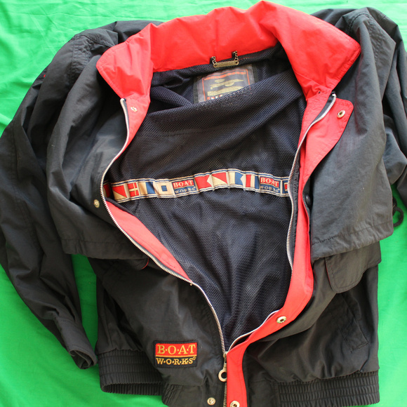 Vintage Boat Works Navigation Men's Wool Jacket - Picture 6 of 7